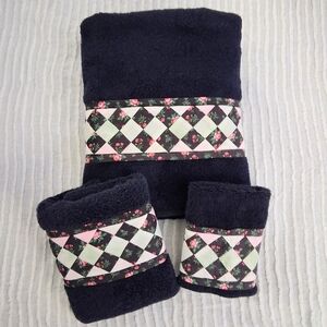 Vintage Towel Set 3 Pieces Fieldcrest Royal Velvet